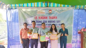 CLB Bất động sản TPHCM tặng công trình cầu cho người dân Đồng Tháp