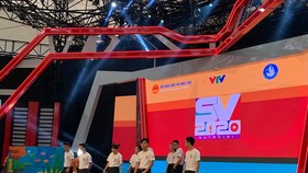 Sinh viên Học viện Cảnh sát Nhân dân tham gia SV 2020. Ảnh: SV 2020