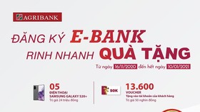 Cùng Agribank đăng ký E-Bank - rinh nhanh quà tặng