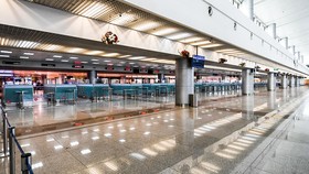 Khu vực làm thủ tục nhập cảnh tại sân bay Tân Sơn Nhất trong tình trạng như thế này từ khi đại dịch xảy ra.
