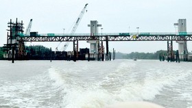 Dự án giải quyết ngập do triều cường ở TPHCM: Vận hành tạm 6 cống ngăn triều