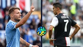 Ciro Immobile và Cristiano Ronaldo