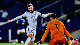 Timo Werner bỏ lỡ cợ hội trước Brighton