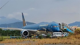 Một máy bay của Vietnam Airlines đưa công dân Việt Nam về nước. (Ảnh minh họa. Nguồn: TTXVN)