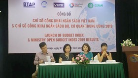 Việt Nam tăng 14 bậc xếp hạng công khai minh bạch ngân sách