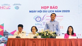 Ban tổ chức công bố sự kiện Ngày hội du lịch TPHCM 2020. Ảnh: ĐÌNH DƯ