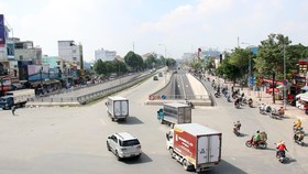 Dự án hầm chui nút giao thông An Sương được thông xe giữa tháng 7/2020. (Ảnh: Tiến Lực/TTXVN)