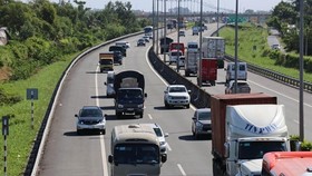 Tuyến cao tốc Thành phố Hồ Chí Minh-Trung Lương. (Ảnh: Bùi Giang/TTXVN)