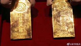 Vàng Trung Quốc. Ảnh: Tân Hoa xã.