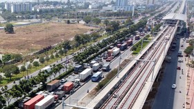 Toàn tuyến Metro số 1 (Bến Thành – Suối Tiên) đã đạt 76% khối lượng thi công và dự án dự kiến được đưa vào vận hành khai thác cuối năm 2021.