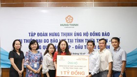 Tập đoàn Hưng Thịnh ủng hộ đồng bào Thừa Thiên-Huế 1 tỷ đồng