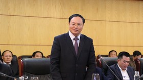 Tân Thứ trưởng Lê Minh Ngân phát biểu nhận nhiệm vụ tại Hội nghị