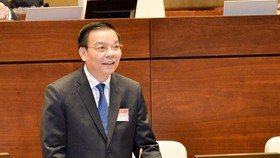 Bộ trưởng Khoa học - Công nghệ Chu Ngọc Anh trong một phiên họp của Quốc hội