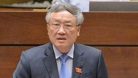 Chánh án Tòa án Nhân dân tối cao Nguyễn Hòa Bình. Ảnh: VIẾT CHUNG
