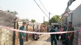 Công an phong tỏa hiện trường