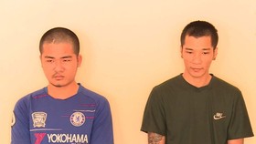 Hai đối tượng tại cơ quan công an