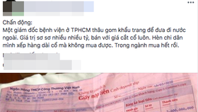 Thông tin về vụ việc lan truyền trên mạng xã hội