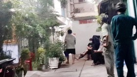 Công an phong tỏa khám nghiệm hiện trường