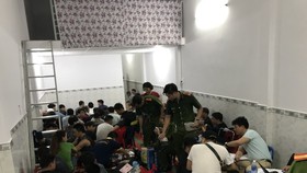 Công an triệt phá 1 sòng bạc trước đó