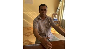 Vượng tại cơ quan công an