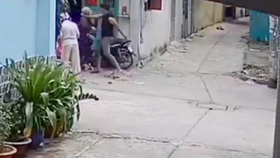 Hình ảnh vụ việc cắt từ clip