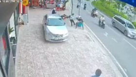 Hình ảnh vụ việc cắt từ clip