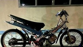 Một chiếc xe của nhóm "quái xế"