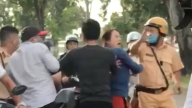 Hình ảnh vụ việc cắt từ clip