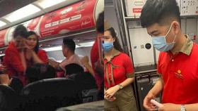 Cấm bay 12 tháng nữ hành khách ném điện thoại vào tiếp viên
