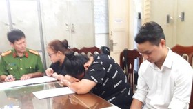 Các đối tượng tại cơ quan công an
