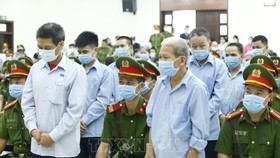 Chiều 14-9, Tòa án Nhân dân TP Hà Nội tuyên án vụ án Đồng Tâm. Ảnh: TTXVN