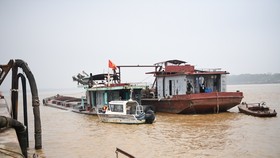 Cảnh sát đường thủy phát hiện hơn 500.000m³ cát trái phép