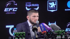 Khabib họp báo giớ thiệu về "Đế chế" EFC của anh