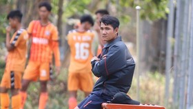 Cựu tuyển thủ Huỳnh Quốc Anh. Ảnh: VIẾT ĐỊNH