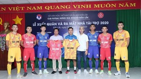 Đội tân binh giải futsal VĐQG 2020 đã có nhà tài trợ trang phục. Ảnh: Anh Trần