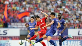 Văn Toàn tiếp tục tỏa sáng trên hàng công HA.GL. Ảnh: DŨNG PHƯƠNG.