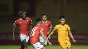 Thanh Hóa gây thất vọng khi để thua Hà Tĩnh ở vòng 12. Ảnh: MINH HOÀNG