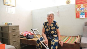 Bà Kiều Thị Liễu tại căn phòng đơn sơ trong chung cư