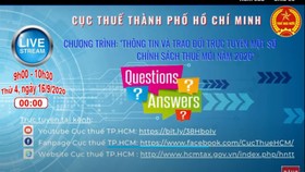 Cục Thuế TPHCM tư vấn về thuế trên mạng xã hội