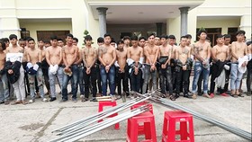 Các đối tượng bị bắt giữ vào chiều 29-9