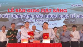 Đồng Nai bàn giao 1.800 ha đất làm dự án Cảng hàng không quốc tế Long Thành giai đoạn I