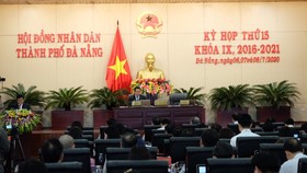 Kỳ họp thứ 15 HĐND TP Đà Nẵng khóa IX, nhiệm kỳ 2016-2021 được tổ chức từ ngày 6 đến ngày 8-7