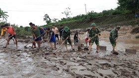 Quảng Trị: Nỗ lực hỗ trợ người dân khắc phục hậu quả bão số 5