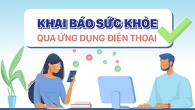 Khai báo sức khỏe qua ứng dụng điện thoại