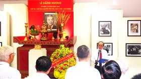 Dâng hương tưởng niệm 110 năm Ngày sinh Luật sư Nguyễn Hữu Thọ