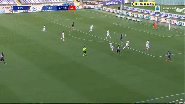 Fiorentina - Cagliari 0-0: Cột dọc, xà ngang cứu thua Cagliari, Fiorentina bị cầm hòa đáng tiếc