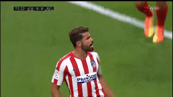 Atletico Madrid - Real Betis 1-0: VAR 2 lần cứu thua, Hermoso thẻ đỏ, Diego Costa ấn định chiến thắng