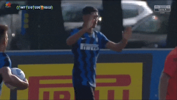 Giao hữu, Inter - Lugano 5-0: Dalbert sớm lập công, Kecskes phản lưới nhà, Lautaro, Lukaku góp công chiến thắng đậm đà