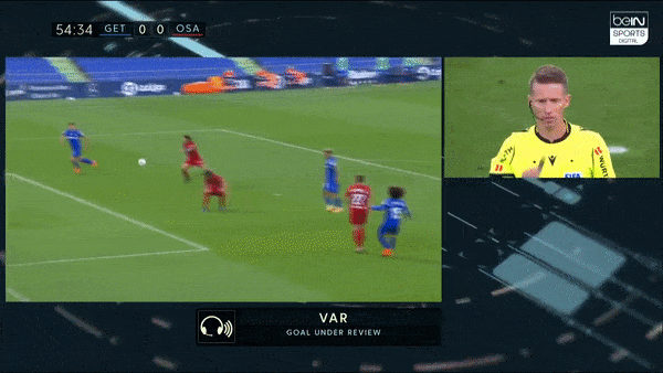 Getafe - Osasuna 1-0: VAR công nhận bàn thắng duy nhất của Jaime Mata
