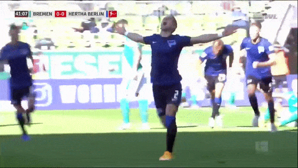 Werder Bremen - Hertha Berlin 1-4: Pekarik, Lukebakio, Cunha, Cordoba lần lượt tỏa sáng, Hertha Berlin tạm xếp nhì bảng